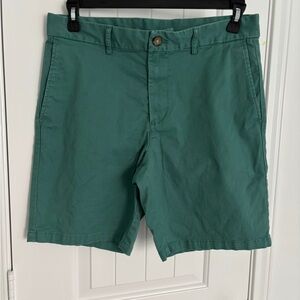 Old Navy Men's Green Flat Front Shorts